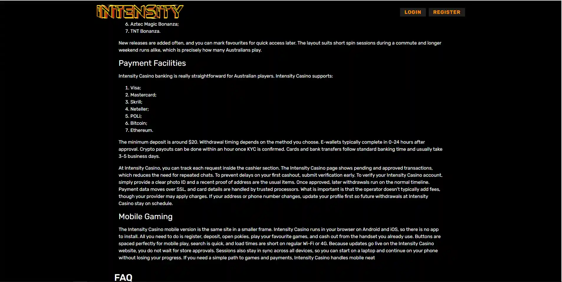 Casino Intensity Review: What Australian Players Should Know About the No-Deposit Sign-Up Offer